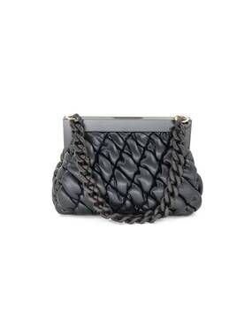 NEW BC HANDBAGS women's quilted shoulder bag in black